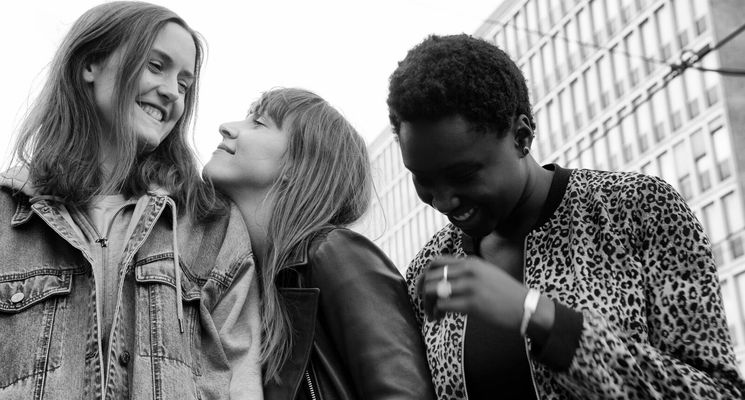 GURLS: Paulsberg, Wang, Taalah. Foto: Julia Naglestad.